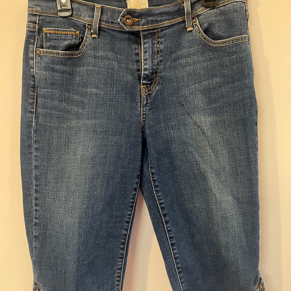 Levi's Dark Blue Ankle Jeans